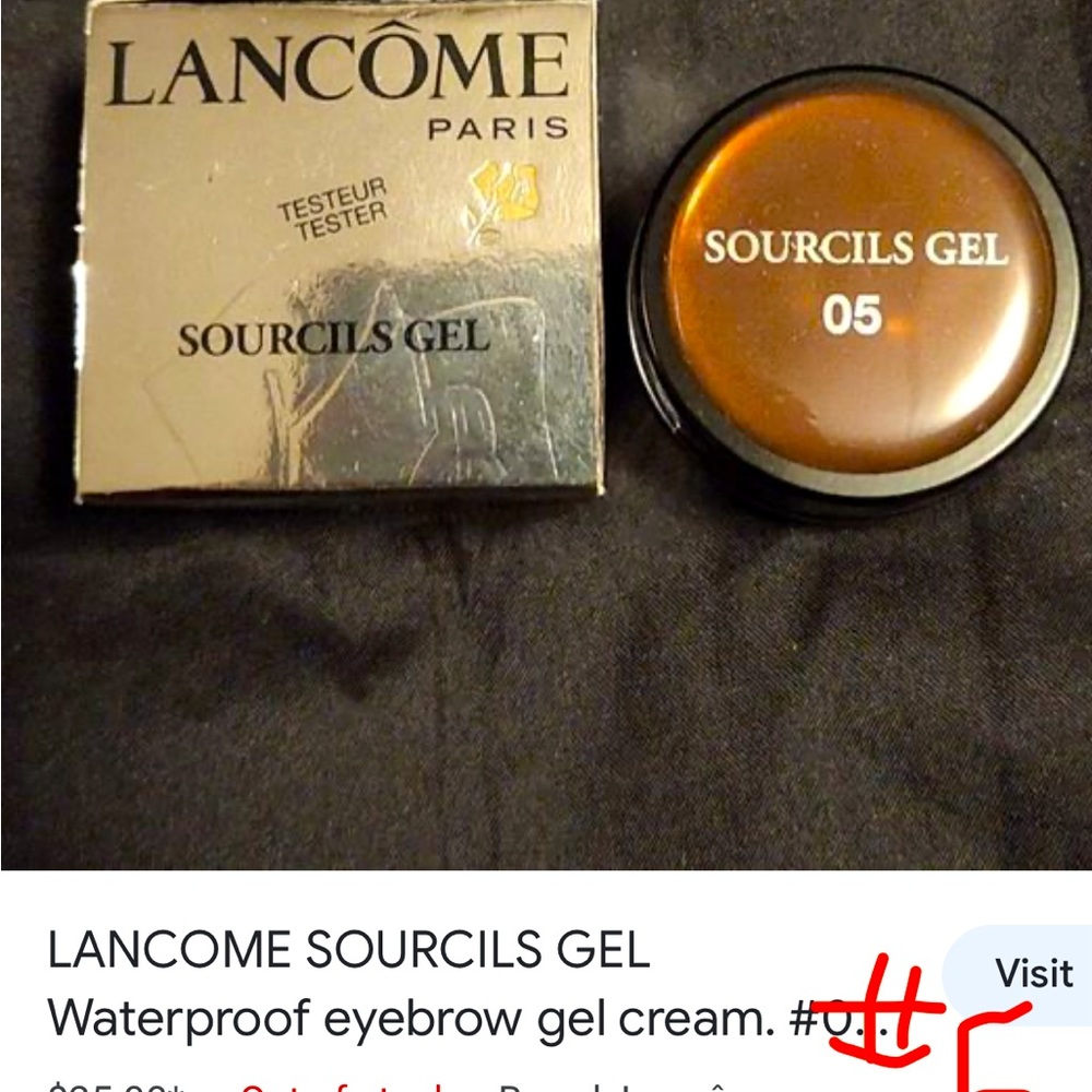 COPY - LANCOME SOURCILS GEL Waterproof eyebrow gel cream.  #05 Brun.